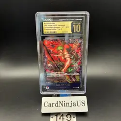 CGC 10 PRISTINE Zoro ST21-015 Flagship Battle 2025 Top 8 Prize Promo ONE PIECE - Image 1