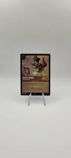 Disney Lorcana TCG: Mickey Mouse -Leader of the Band 34/P1 Cold Foil Promo - NM - Image 2