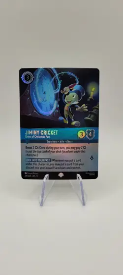 Disney Lorcana TCG: Jiminy Cricket 218/204 Epic Foil - Winterspell - NM - Image 1