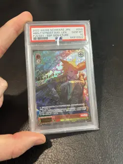 Weiss Schwarz Project Sekai Kagamine Len PJS/S91-059SSP SSP Foil Signed PSA 10 - Image 1