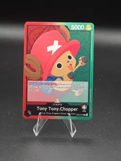Tony Tony.Chopper OP08-001 Leader English Two Legends One Piece TCG Card Game - Image 1