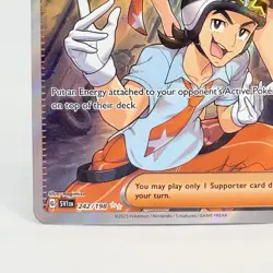 Team Star Grunt 242/198 Scarlet & Violet Base Full Art Trainer Pokemon Card NM - Image 5