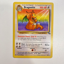 Dragonite 19/62 Fossil Regular LP - Lightly Played Pokemon Card - Image 1
