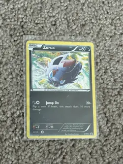 Zorua BW12 Black & White Holo Pokemon card - Image 1