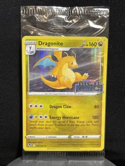 2022 Sealed Silver Tempest Stamped Dragonite Holo Card Promo 131/195 Pokemon - Image 1