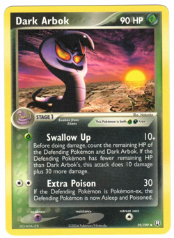 Dark Arbok 29/109 EX Team Rocket Returns Regular Uncommon Pokemon Card - Image 1