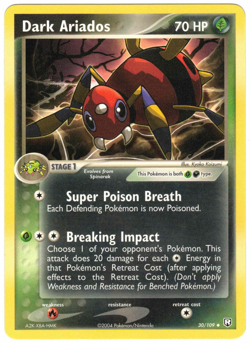 Dark Ariados 30/109 Ex Team Rocket Returns Regular Uncommon Pokemon Card - Image 1