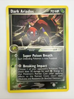 Dark Ariados 30/109 Ex Team Rocket Returns Regular Uncommon Pokemon Card - Image 3
