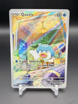 Pokemon TCG Quaxly Scarlet & Violet Paldea Evolved Card 206/193 NM - Image 1