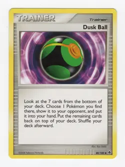 Pokemon Ball 4 Card lot Dusk 80/100, Luxury 86/100, Poke 113/12, Quick 86/100 LP - Image 2