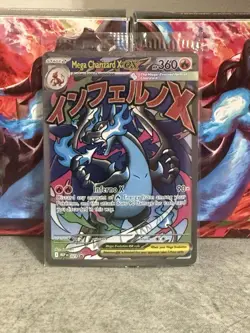 Pokemon Mega Charizard X EX 023 Phantasmal Flames Promo Card Sealed, 2 Cards, NM - Image 1