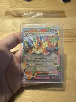 Flareon ex - (Prismatic Evolutions Stamp) 014/131 Miscellaneous Cards Holo - Image 1