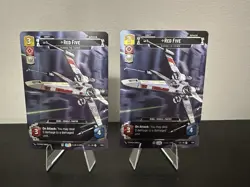 Star Wars Unlimited Red Five Unit Cards Prestige Foil JTL-EN Lot of 2 English - Image 1
