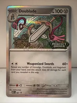 Doublade - Prerelease Promo Pokemon Card MEP 067 Perfect Order - Image 1