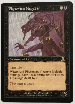 MTG - Eliminatore di Phyrexia / Phyrexian Negator - Urza's Destiny ENG (VG) - Image 1
