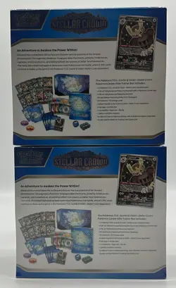 Lot of (2) Pokemon TCG Stellar Crown Pokemon Center Elite Trainer Box Sealed - Image 2