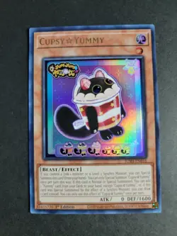 Cupsy Yummy JUSH-EN016 Ultra Rare Yugioh Justice Hunters - Image 1