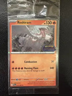 Reshiram 17/94 – Phantasmal Flames Stamped Promo Sealed Pokemon TCG - Image 1