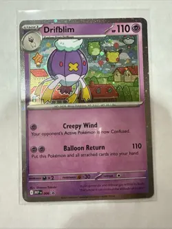 Pokemon TCG Drifblim #006 Mega Evolutions Black Star Promo m - Image 1