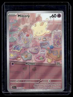 2024 Pokemon Stellar Crown Illustration Rare Milcery (CF) - Image 1