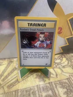 Pokemon TCG Rocket's Sneak Attack 16/82 Team Rocket Holo Rare - Image 1