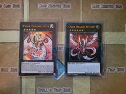 YUGIOH CYBER DRAGON INFINITY LEDD-ENB31 + CYBER DRAGON NOVA SDCR ULTRA 1ST NM - Image 1