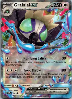 Pokemon Grafaiai ex - 100 Promo NM - Image 1