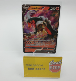 Houndoom V 021/189 Ultra Rare Full Art Holo Foil Darkness Ablaze Pokemon TCG - Image 1