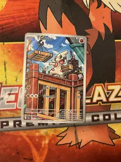Pokemon Timburr 125/086 Illustration Rare SV Black Bolt NM/M Scarlet & Violet IR - Image 1