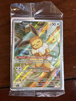Pokemon Prismatic Evolutions Eevee Promo 173 Illustration Holo Sealed - Image 1