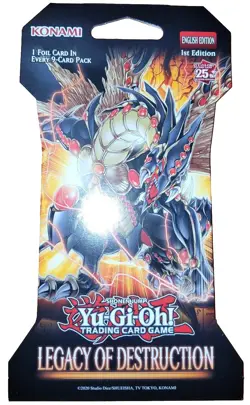 Konami Yugioh Yu-Gi-Oh Legacy of Destruction New Blister Pack x1 - Image 2
