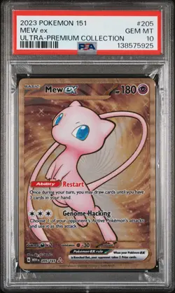 2023 POKEMON 151 ULTRA-PREM COLL #205 MEW EX PSA 10 - Image 1
