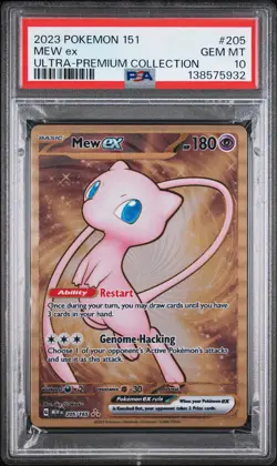 2023 POKEMON 151 ULTRA-PREM COLL #205 MEW EX PSA 10 - Image 1