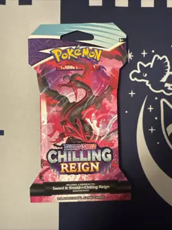 Pokemon Chilling Reign Factory Sealed Booster Pack 1 Pack - Image 1