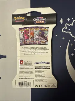 Pokemon Chilling Reign Factory Sealed Booster Pack 1 Pack - Image 2