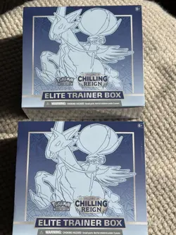 Pokemon TCG: Chilling Reign ETBs set of 2 (Factory Sealed) - Image 1