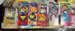 Lot Of 100 Pokemon 1999 Burger King PokeTrivia Original 151 - Image 1