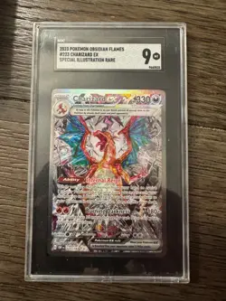 2023 Pokemon Obsidian Flames #223 Charizard ex Special Illustration Rare SGC 9 - Image 1
