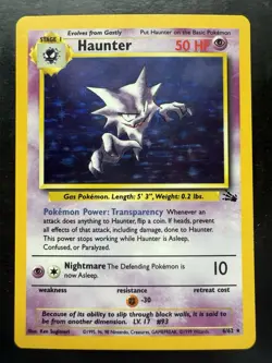 Pokemon Haunter 6/62 Holo Fossil Unlimited (LP+) - Image 1
