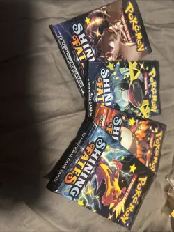 Pokemon Shining Fates Art Set Booster Pack 4 Pack Full Set Sword And Shield - Image 1