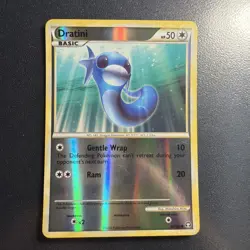 Dratini 62/102 HGSS Pokemon TCG Triumphant Reverse Holo Lightly Played LP - Image 1