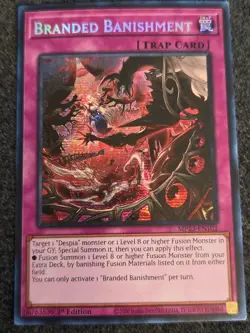 Branded Banishment MP23-EN102 1st Prismatic Secret Rare NM Yu-Gi-Oh! - Image 1