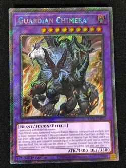 Yugioh Guardian Chimera RA02-EN023 1st Platinum Rare (NM) - Image 1