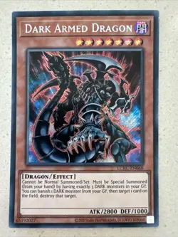 Yugioh 1x Dark Armed Dragon LCKC-EN068 Secret Rare NM - Image 1