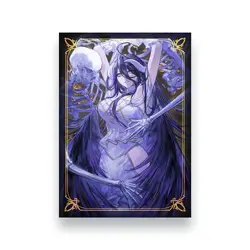 Yugioh Ivory Lady Albedo Overlord - Mana Moon Amanda Lapalme Sleeves Sealed X70 - Image 1