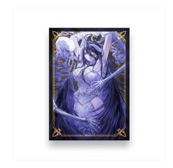 Yugioh Ivory Lady Albedo Overlord - Mana Moon Amanda Lapalme Sleeves Sealed X70 - Image 2