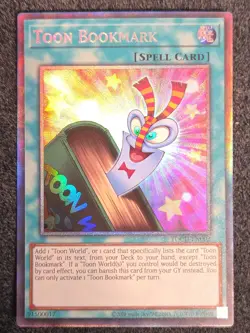 Yugioh! Toon Bookmark - TOCH-EN003 - Collectors Rare - Unl Edition - Near Mint - Image 1