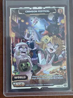 Gamersupps Vcard Crimson Festival - Power 9 Halloween Promo Card - Image 1
