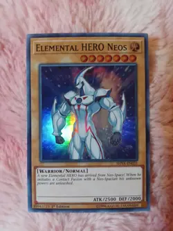 Yu-Gi-Oh! Elemental HERO Neos Shadows in Valhalla SHVA-EN031 1st Edition Card - Image 1