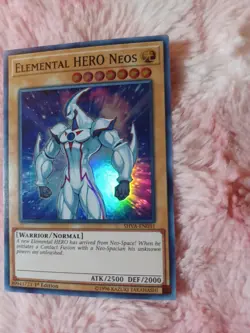 Yu-Gi-Oh! Elemental HERO Neos Shadows in Valhalla SHVA-EN031 1st Edition Card - Image 3